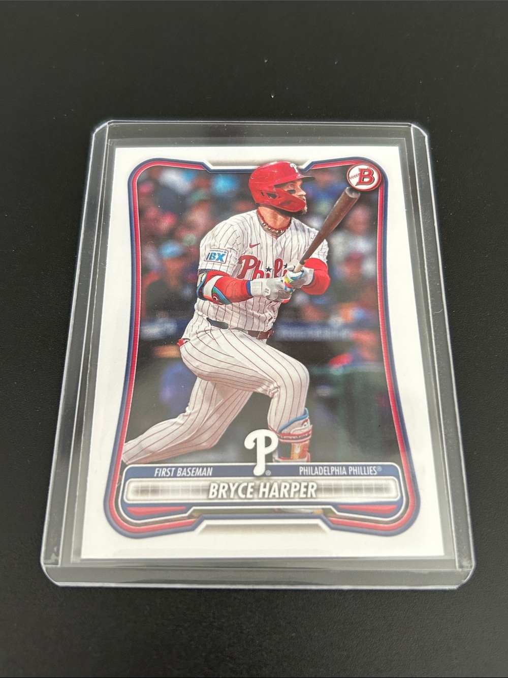 Bryce Harper Philadelphia Phillies 2026 Bowman Baseball Card - Red & White